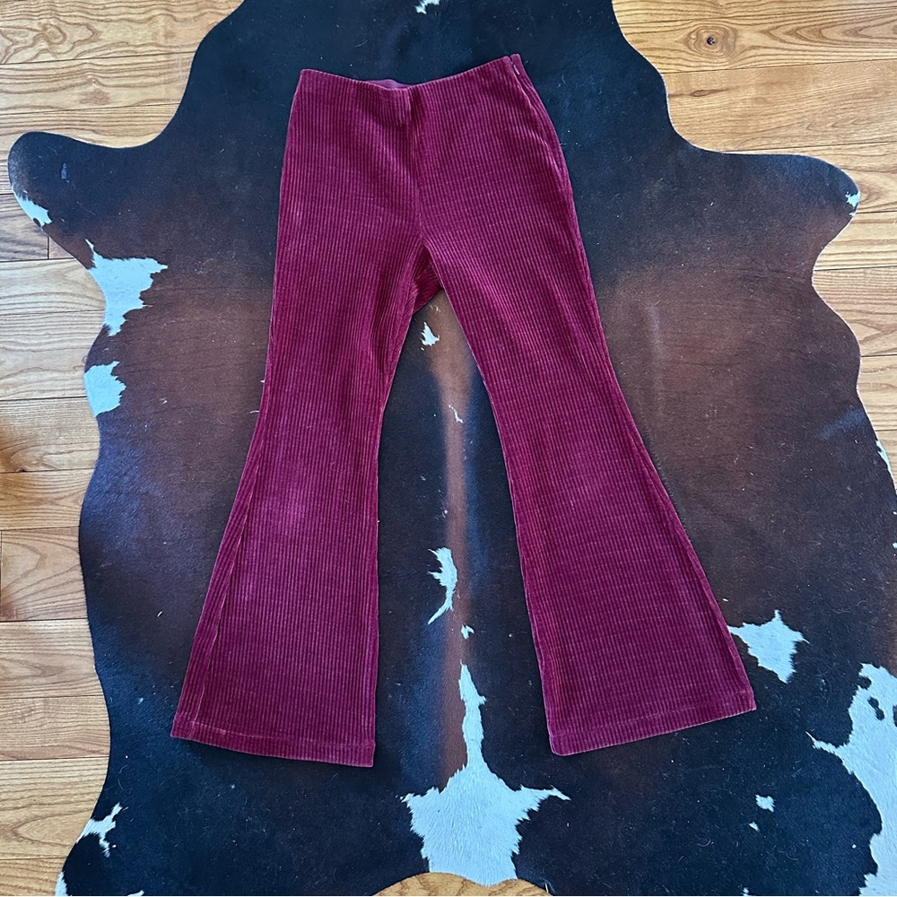 Anthropologie ribbed, flared pants